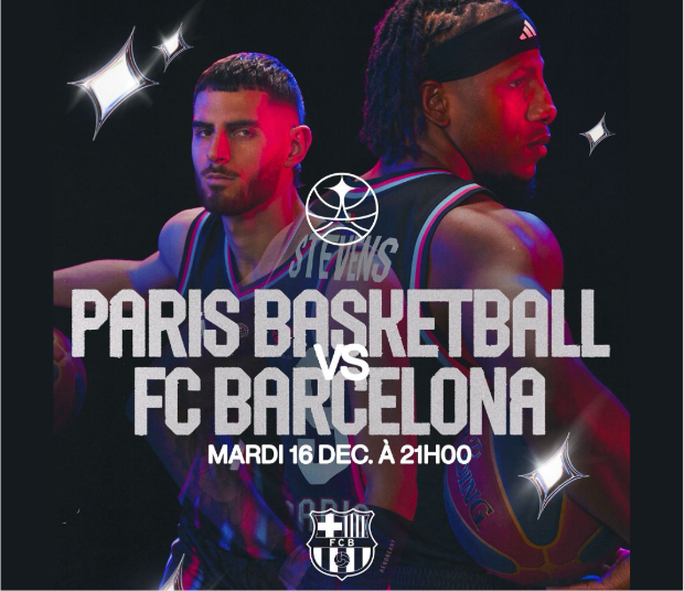 PARIS BASKETBALL-FC BARCELONA • EuroLeague • mar 16 décembre 2025
