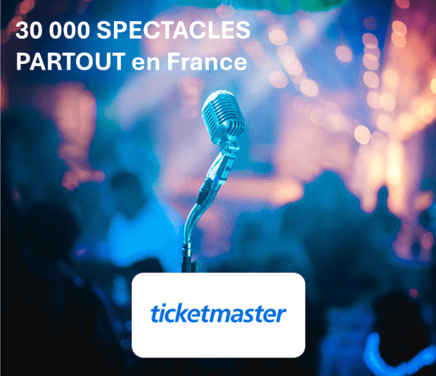 Ticketmaster - spectacles à prix CSE
