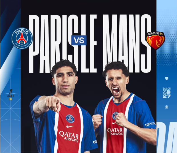PSG - Le Mans • Sam 10 oct 2026