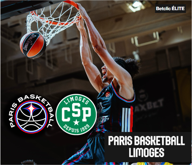 PARIS BASKETBALL-LIMOGES• Betclic ELITE • dim 9 novembre 2025